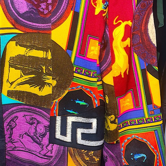 Authentic Vintage Gianni Versace Archive Silk Blend Roman Mythology Suit Set - Picture 4 of 14